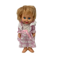 Vintage 1990 Galoob LGTI Blonde Baby Face Play Baby Doll Preowned CUTE!!!!!!!
