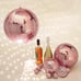 16 Large Blush Rose Gold Disco Ball Ornaments, Mirror Foam Ball with Hanging Sw