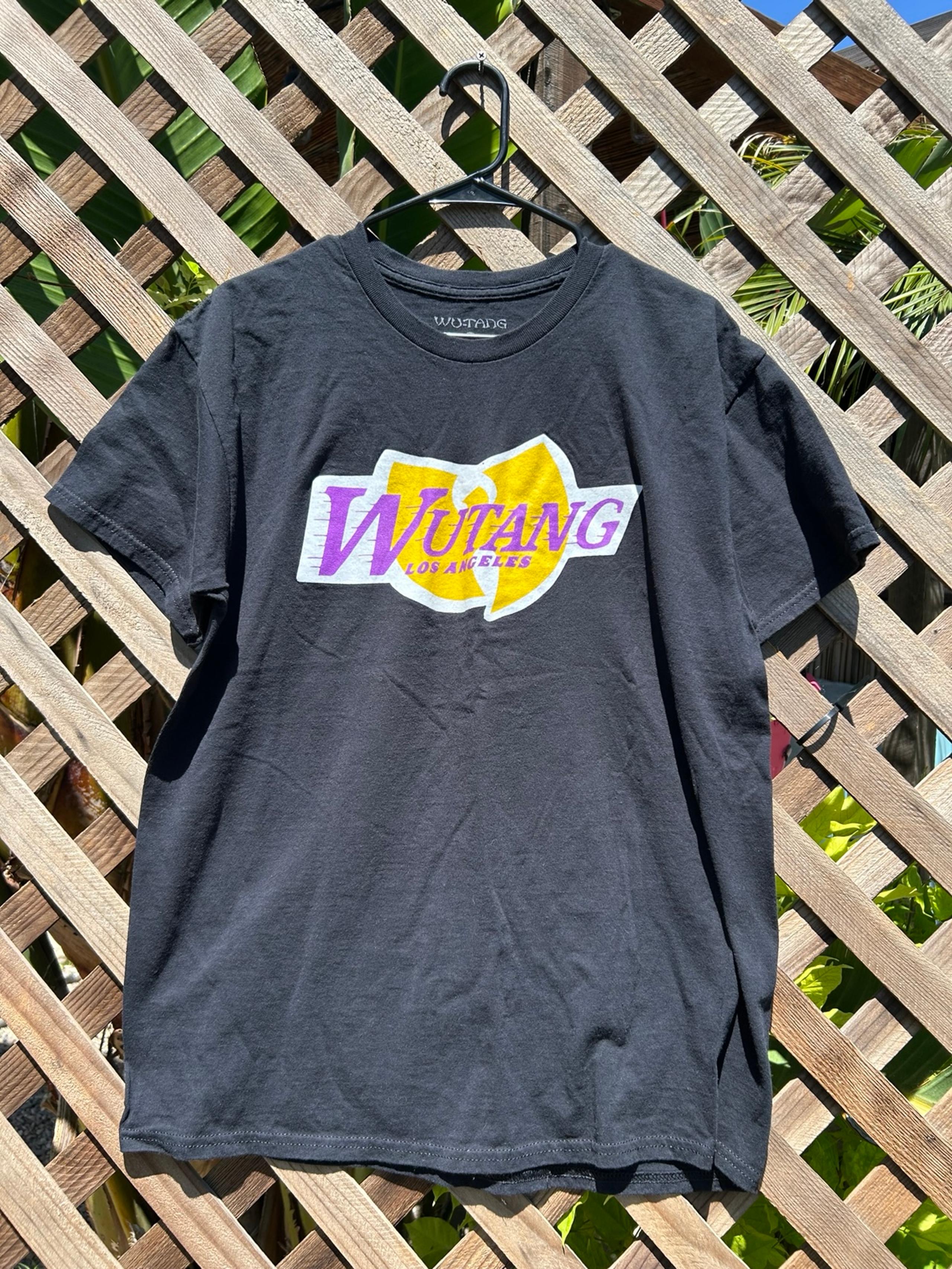 Wu-Tang Clan Los Angeles Lakers Black TShirt Mens Size L NWOT
