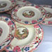 Spode Copeland Gobelin 8 Dinner Plates Pastoral Farm Scene w/ Cows Sheep & Birds