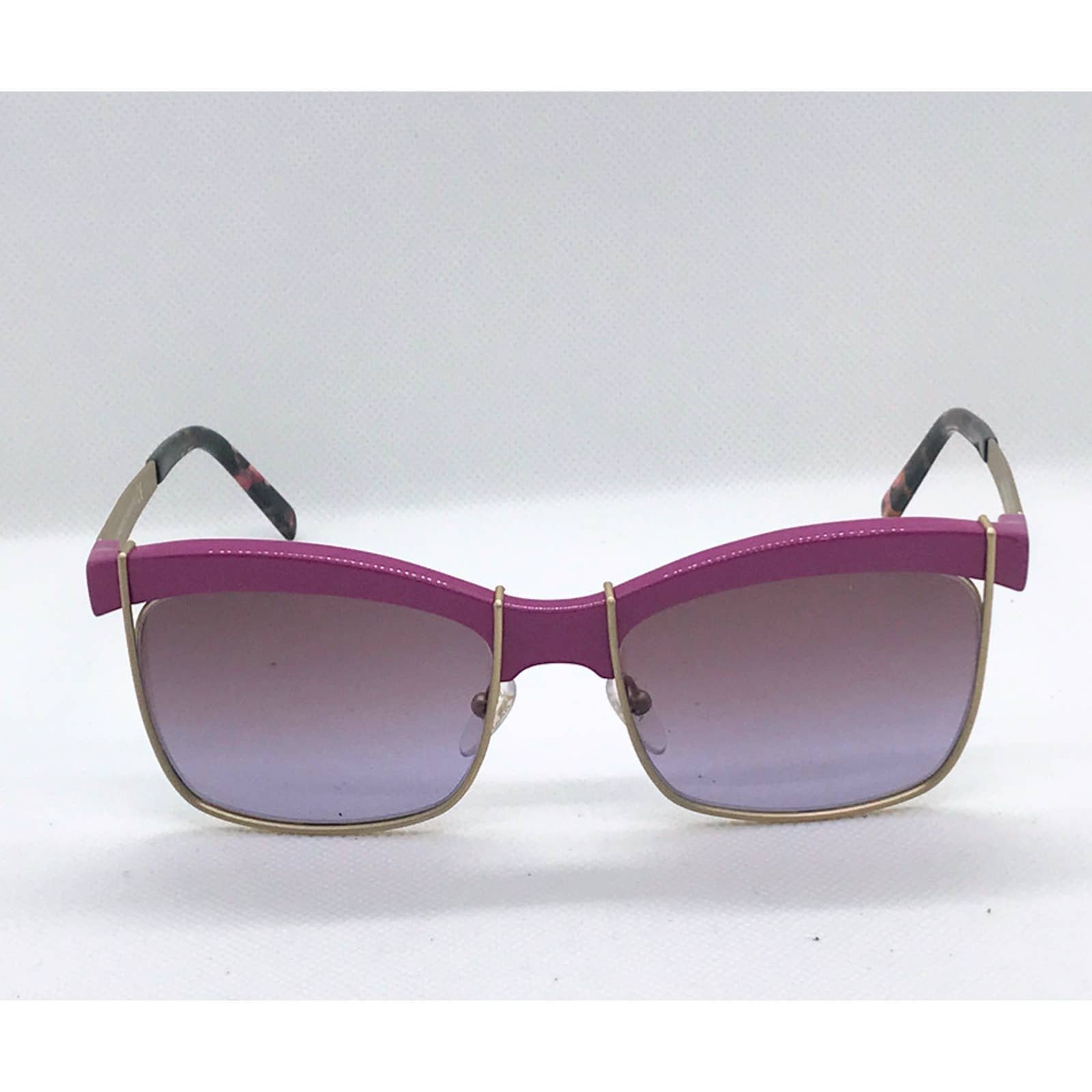 Emilio Pucci Square Pink Gold EP0058 75T Womens Sunglasses 550435