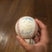Signed baseballs
