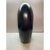RARE BLACK Sporvil Round Donut Ceramic Vase Made in Portugal