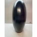 RARE BLACK Sporvil Round Donut Ceramic Vase Made in Portugal