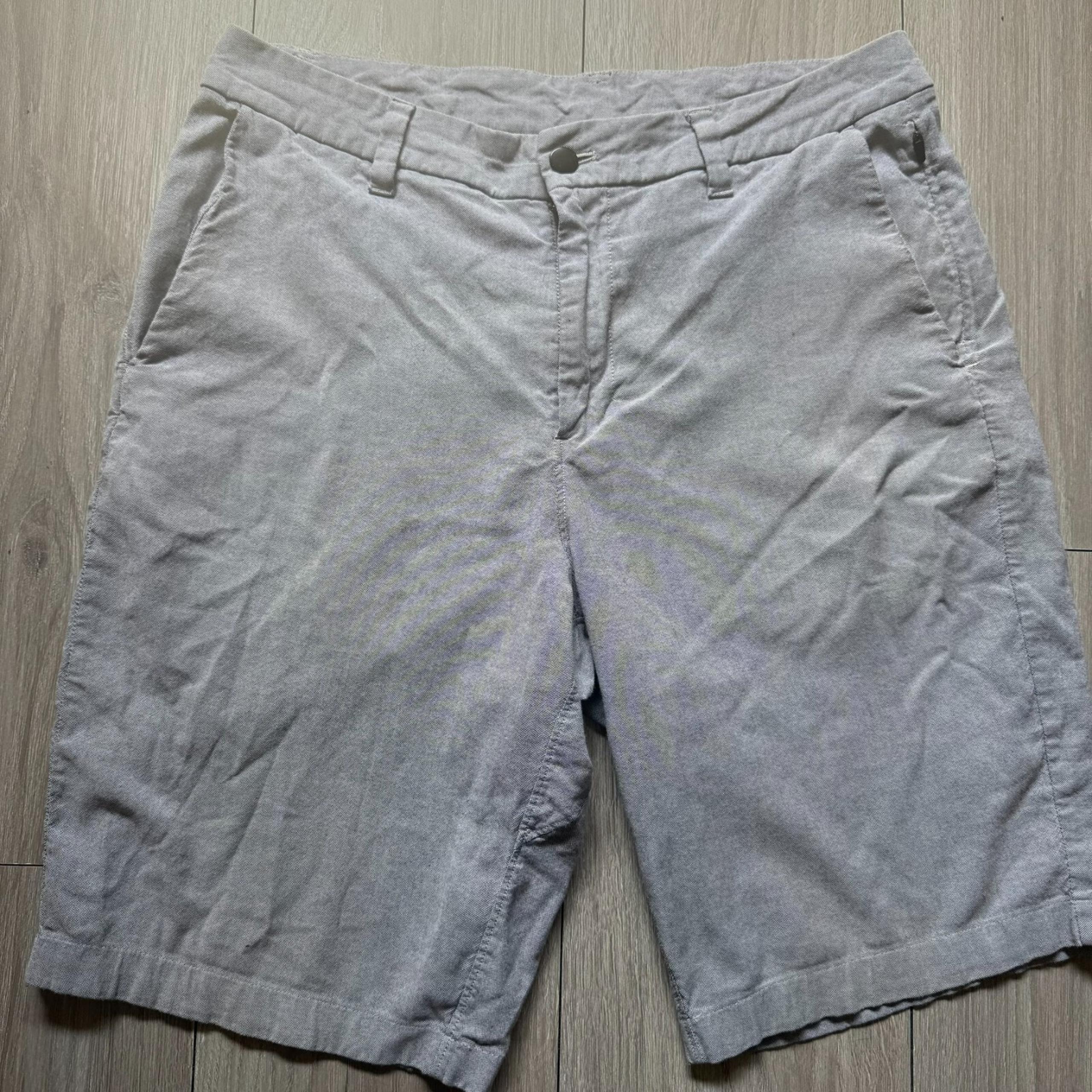 Lululemon Mens Shorts 32 Gray Commission Chino Casual Lightweight Preppy Golf