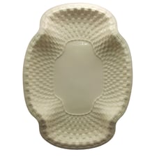 Spode Fancies Oblong Tray Platter Wicker Basketweave Imperial Plate Serving Dish