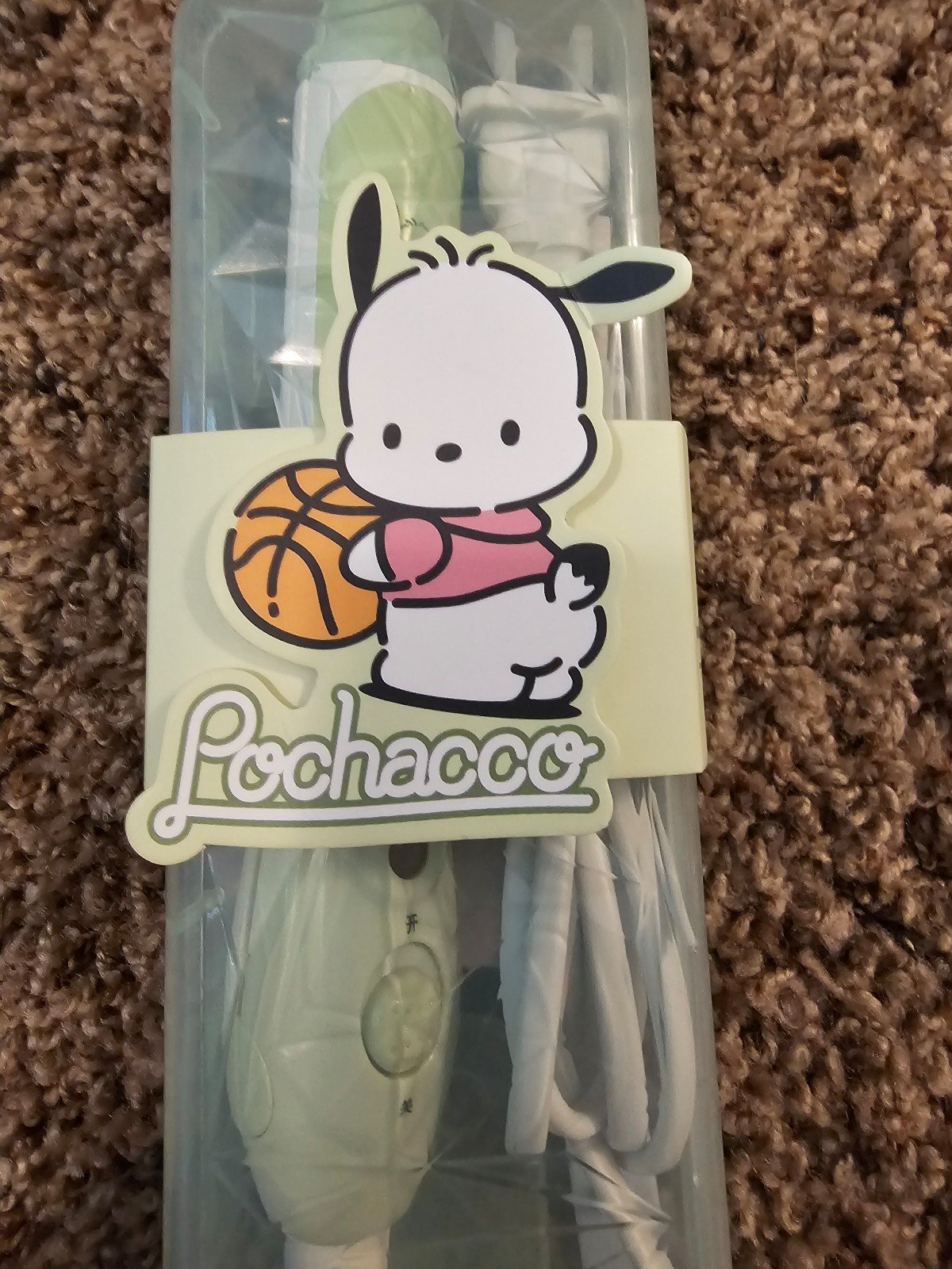 Sanrio pochacco mini curling iron/straightener