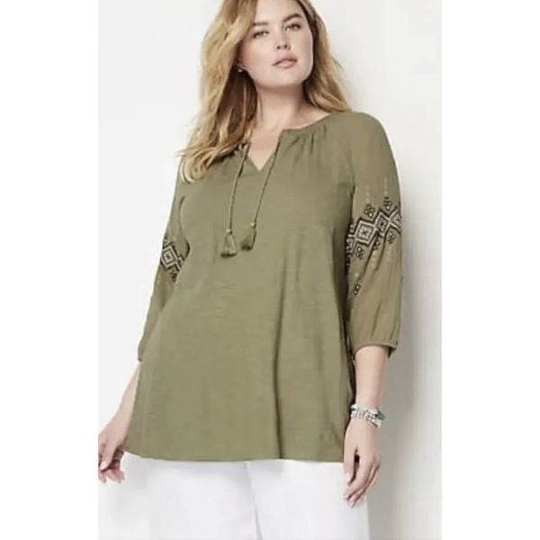 J jill outlet plus size tops
