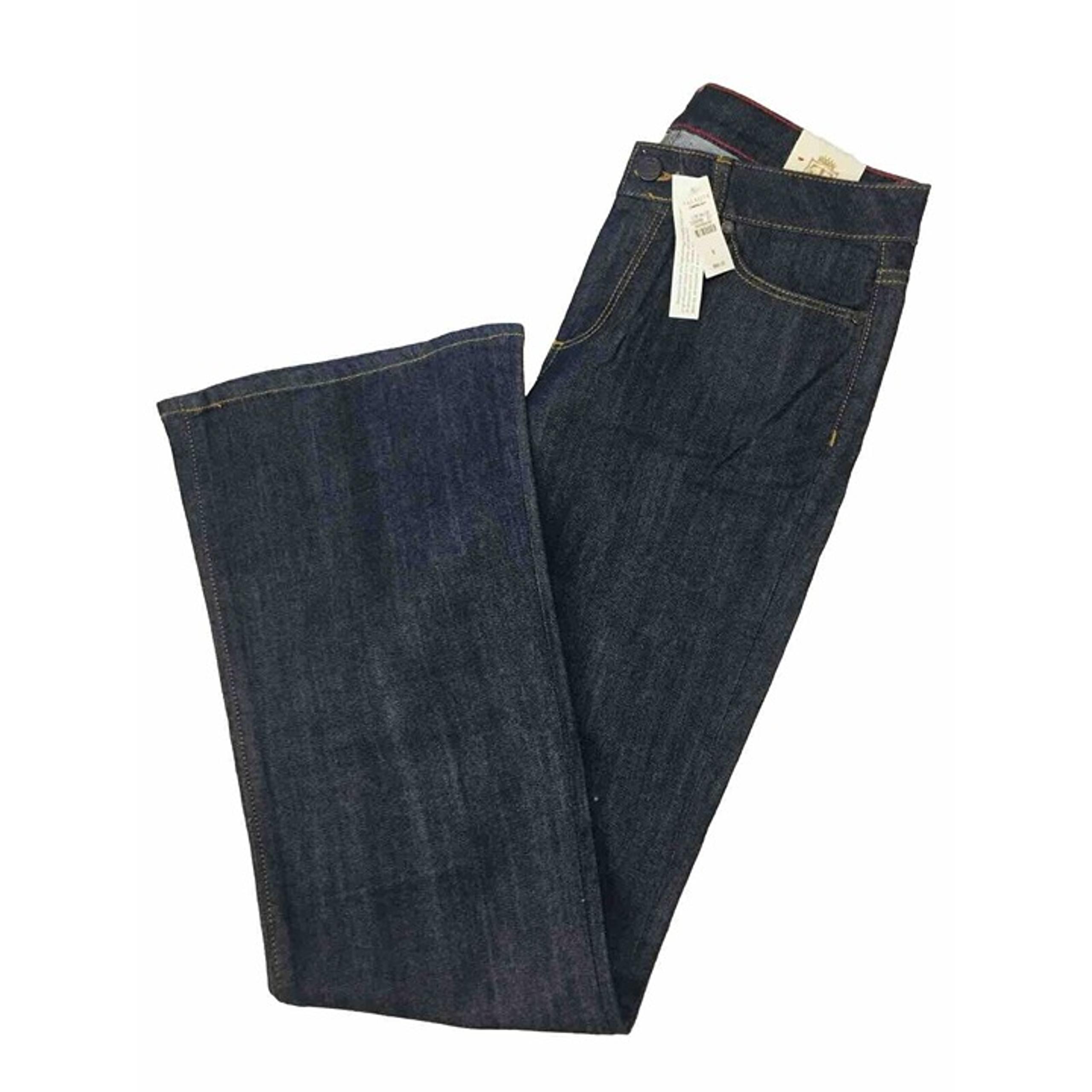 PC09440 **TALBOT'S** Heritage BOOT CUT WOMENS JEANS 6/28 DARK
