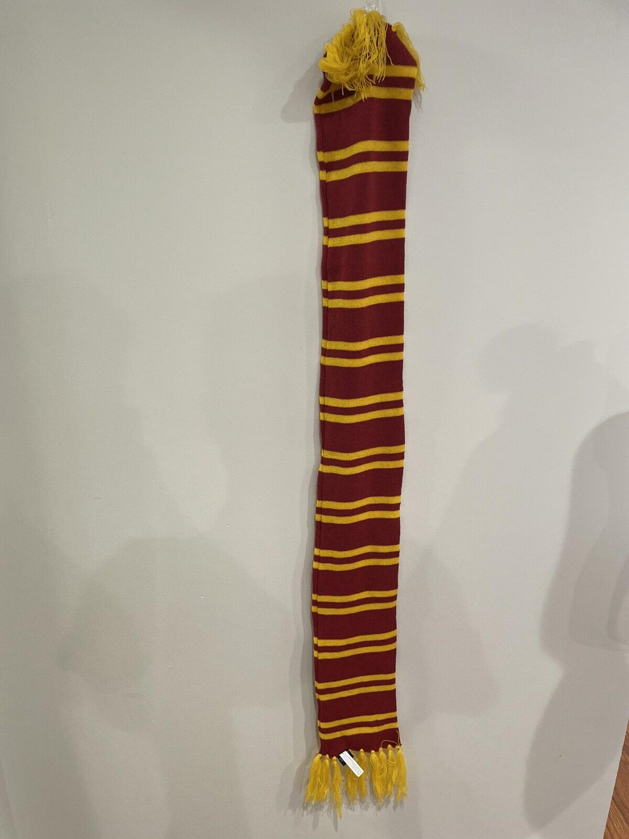 Harry Potter Scarf Winter Gryffindor Costume Dress Up 48” Striped Winter Scarf