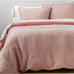 Casaluna Textured Chambray Cotton Duvet Cover & Sham Set- KING