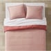 Casaluna Textured Chambray Cotton Duvet Cover & Sham Set- KING