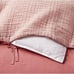 Casaluna Textured Chambray Cotton Duvet Cover & Sham Set- KING