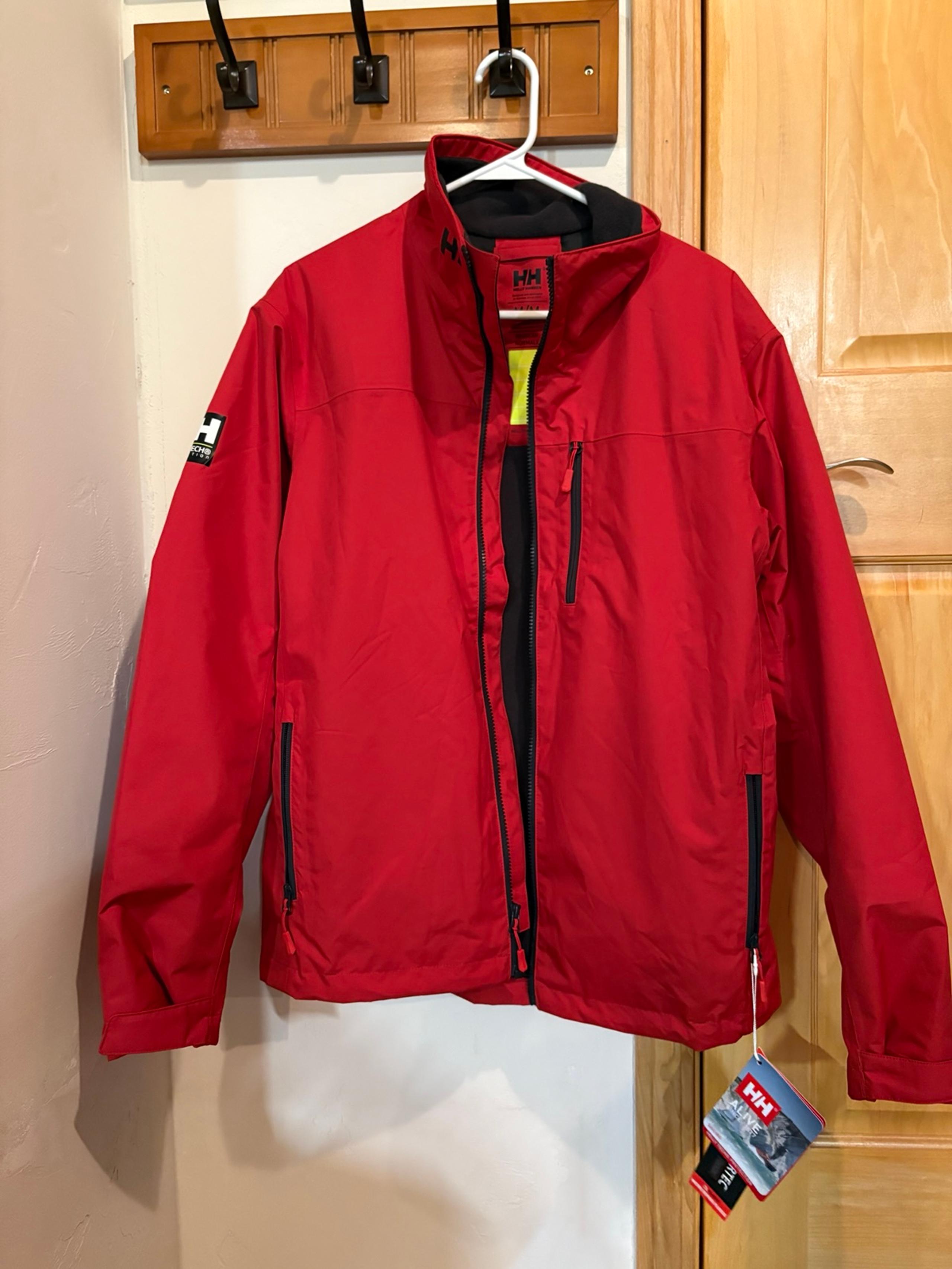 NEW Helly Hansen Crew Midlayer Men's Red Jacket