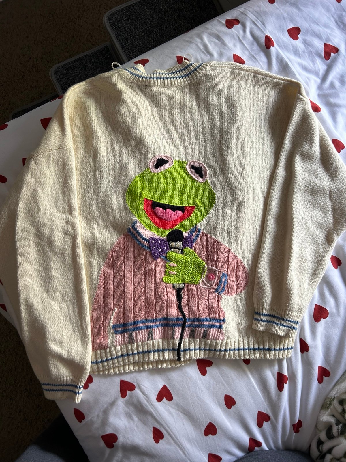 Kermit the Frog Muppets Cardigan Zara