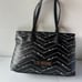 Love Moschino signature Allover Shoppers tote Bag Black With Red Interior