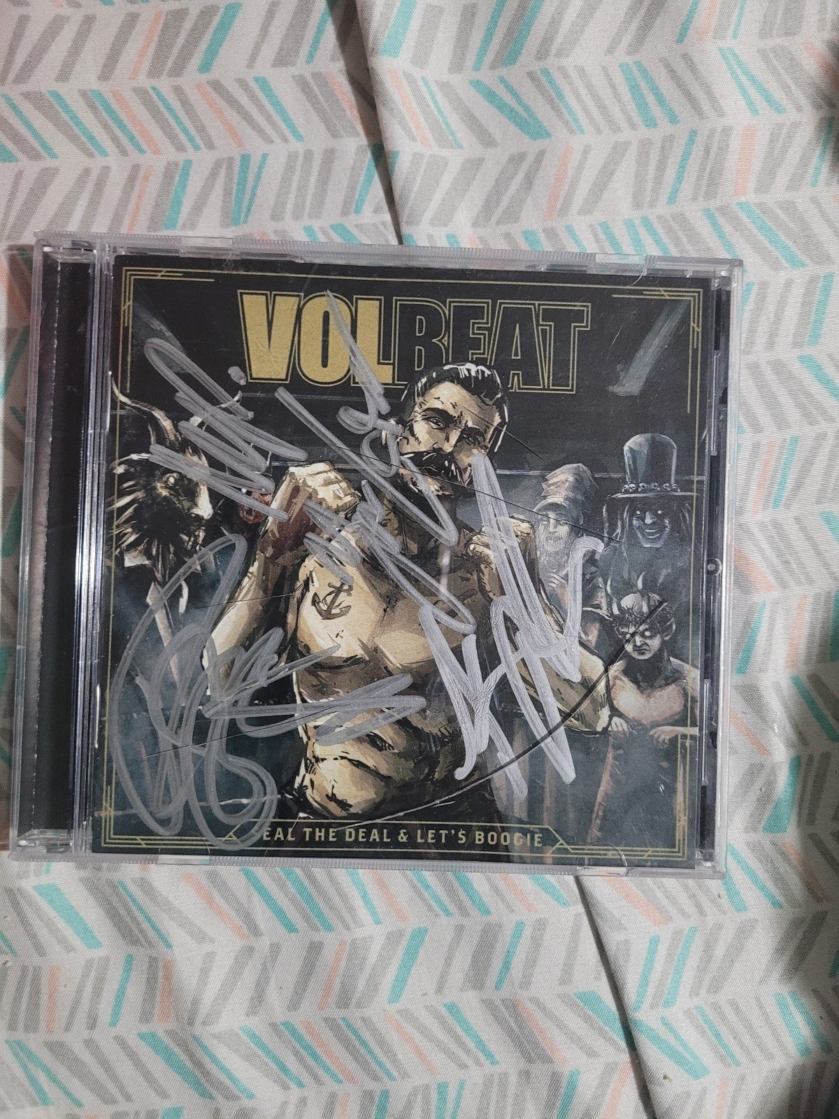 Volbeat signed seal the deal & let's boogie