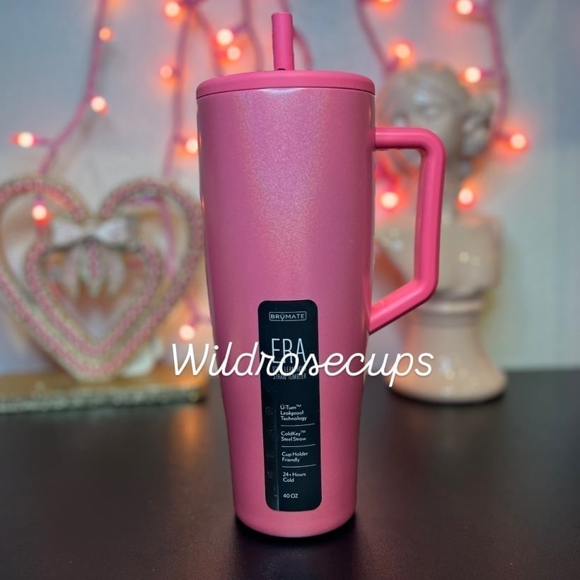 Brumate glitter pink 40oz era