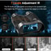 4K Night Vision Goggles, Digital Infrared Night Vision Binoculars