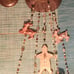 Copper Tea Kettle Charm Wind Chime