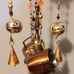 Copper Tea Kettle Charm Wind Chime