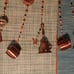 Copper Tea Kettle Charm Wind Chime