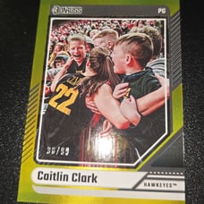 caitlin clark rookie card Gold (38/99) Donruss