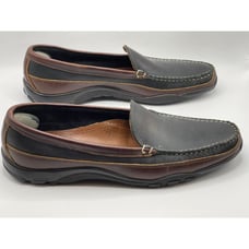 Allen Edmonds Men's Boulder Loafers 13 B Brown Leather Driving Moccasin