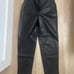 Marc Laurent Paris Lamb Leather high waisted pants, size XS