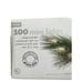 Indoor Outdoor String Lights; 157 ft 500 Clear Bulb Green Wire Christmas Lights