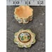 Versailles Flower Shape Enamel Trinket Box with Flowers W Box Gorgeous