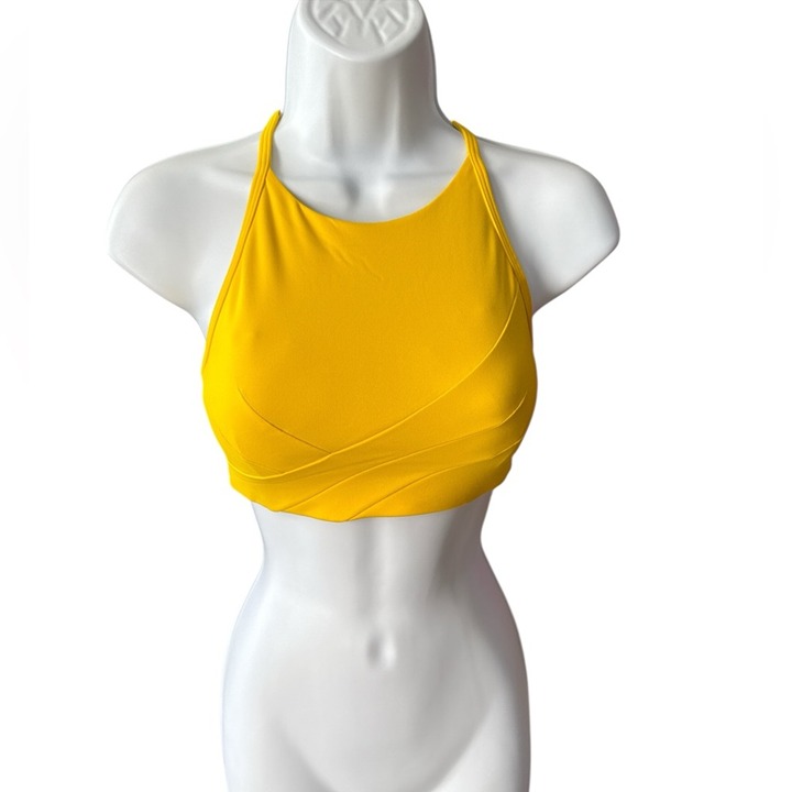 Lululemon Flow Y Wrap-Front High-Neck Bra *Light Support, B/C Cup Size 6 NWT