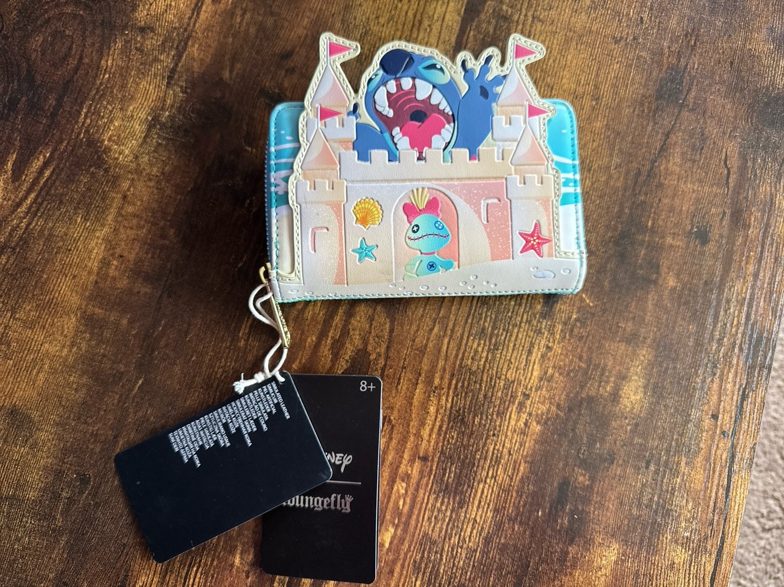 Stitch sandcastle loungefly wallet
