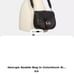 COACH GEORGIE RIVET COLOR BLOCK SADDLE BAG