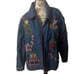 NEW DIRECTIONS BLUE DENIM Size Medium CHRISTMAS SHIRT Vintage