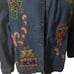 NEW DIRECTIONS BLUE DENIM Size Medium CHRISTMAS SHIRT Vintage