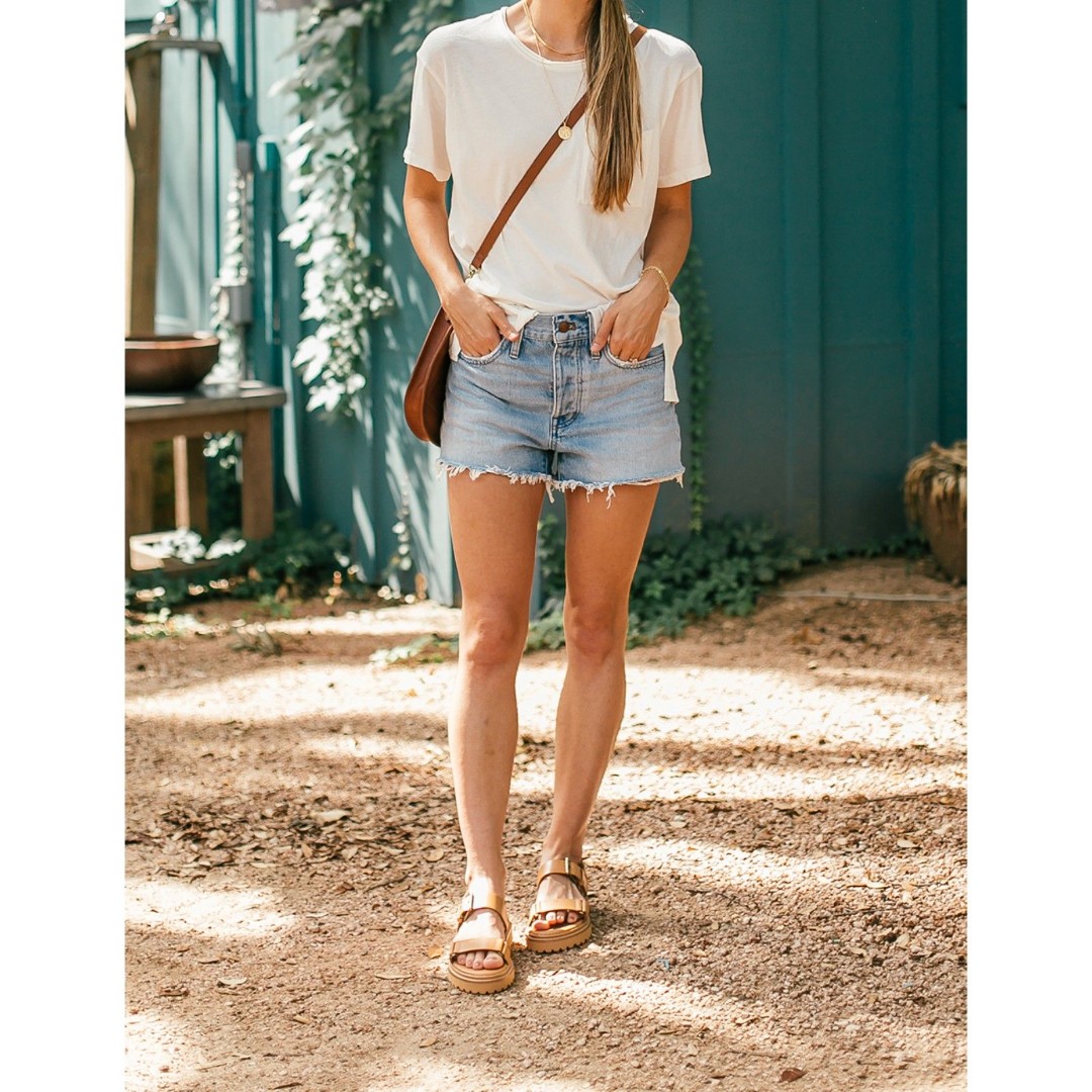 Women's Relaxed Denim Shorts MADWELL Size 23 (XXS) Fair Trade Certified