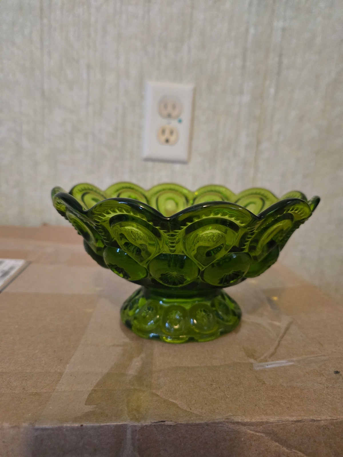 Vintage moon and stars bowl