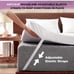 GRT 3 Inch Memory Foam Mattress Topper King Size, Cooling Mattress Topper with R