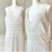 NEW Lulus Luxe Simple Romance White Beaded Sequin Mermaid Maxi Dress Size XL