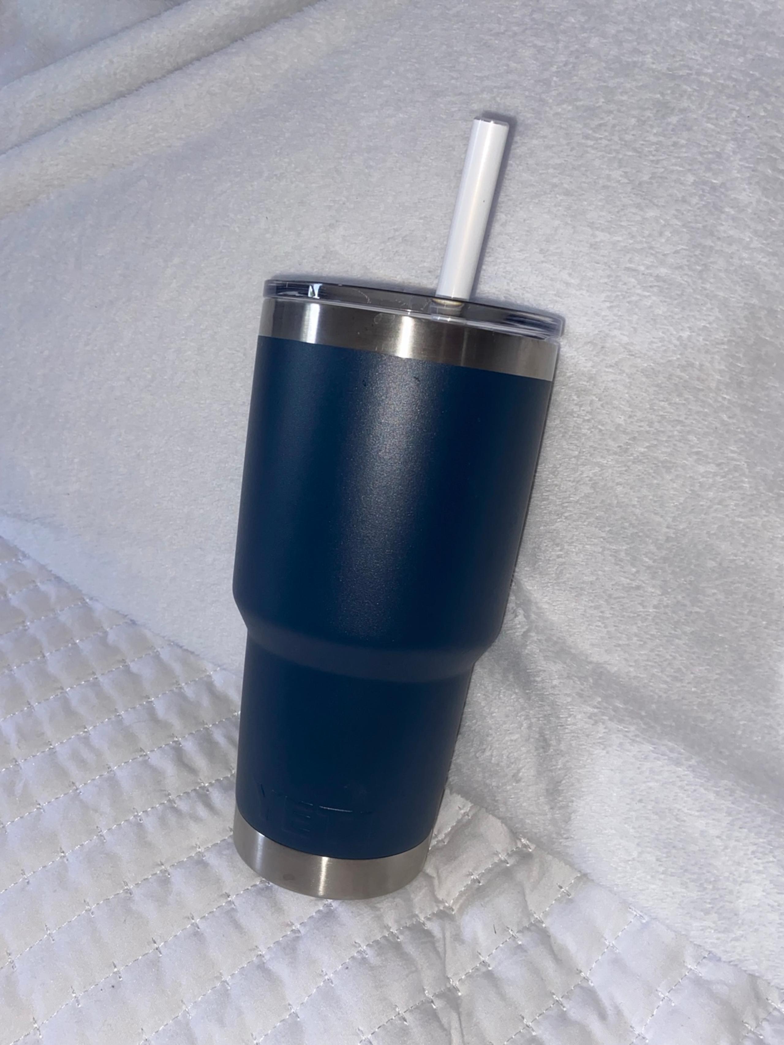 Yeti 30oz cup with straw