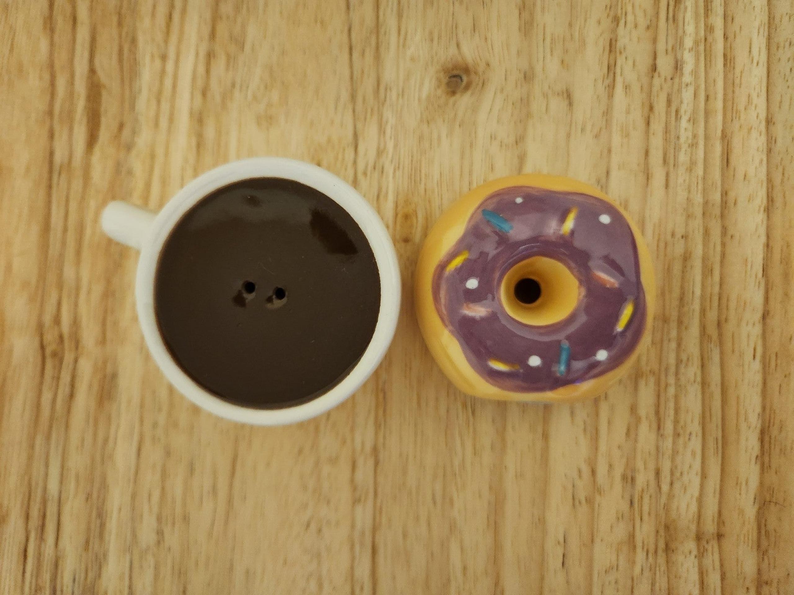 Coffee & Donut Salt & Pepper Shakers