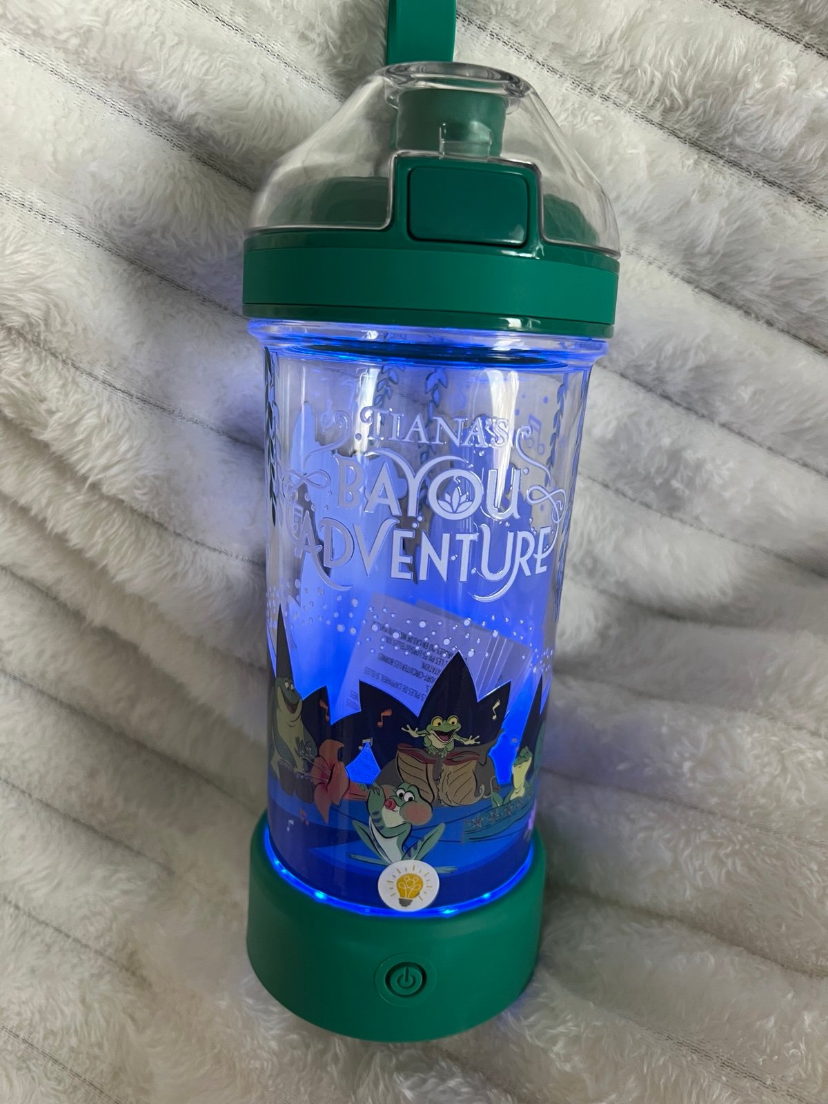 Disney Parks 2024 Tiana’s Bayou Adventure Princess Tiana Light-Up Bottle New