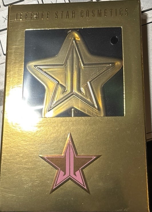 Jeffree Star Gold Christmas ornament, limited edition, sealed