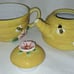 Stackable Teapot and cup set.