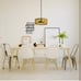 Rustic Farmhouse Modern Drum Wooden Pendant Light Lighting