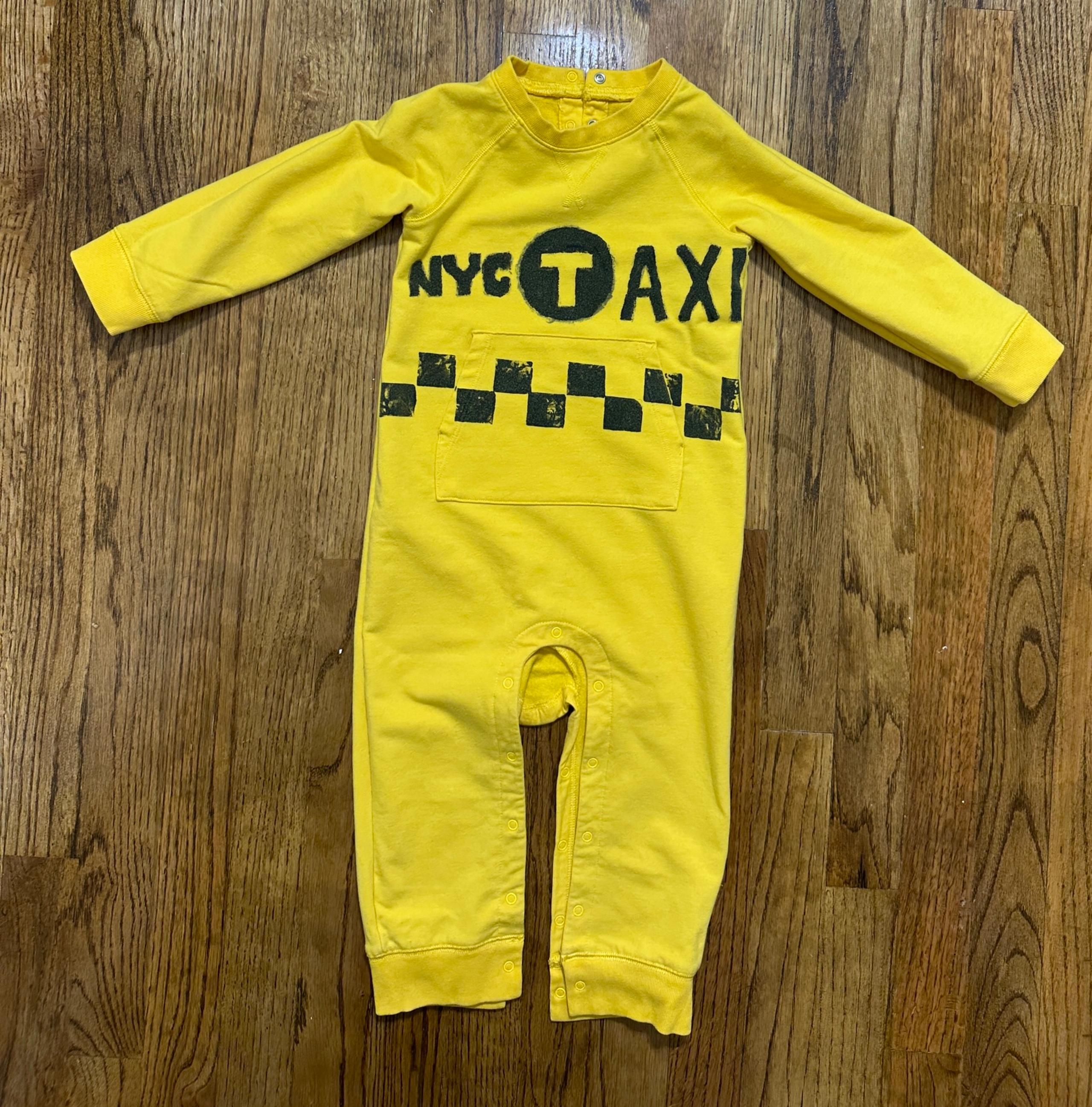 Primary Romper Outfit NYC TAXI size 18-24M