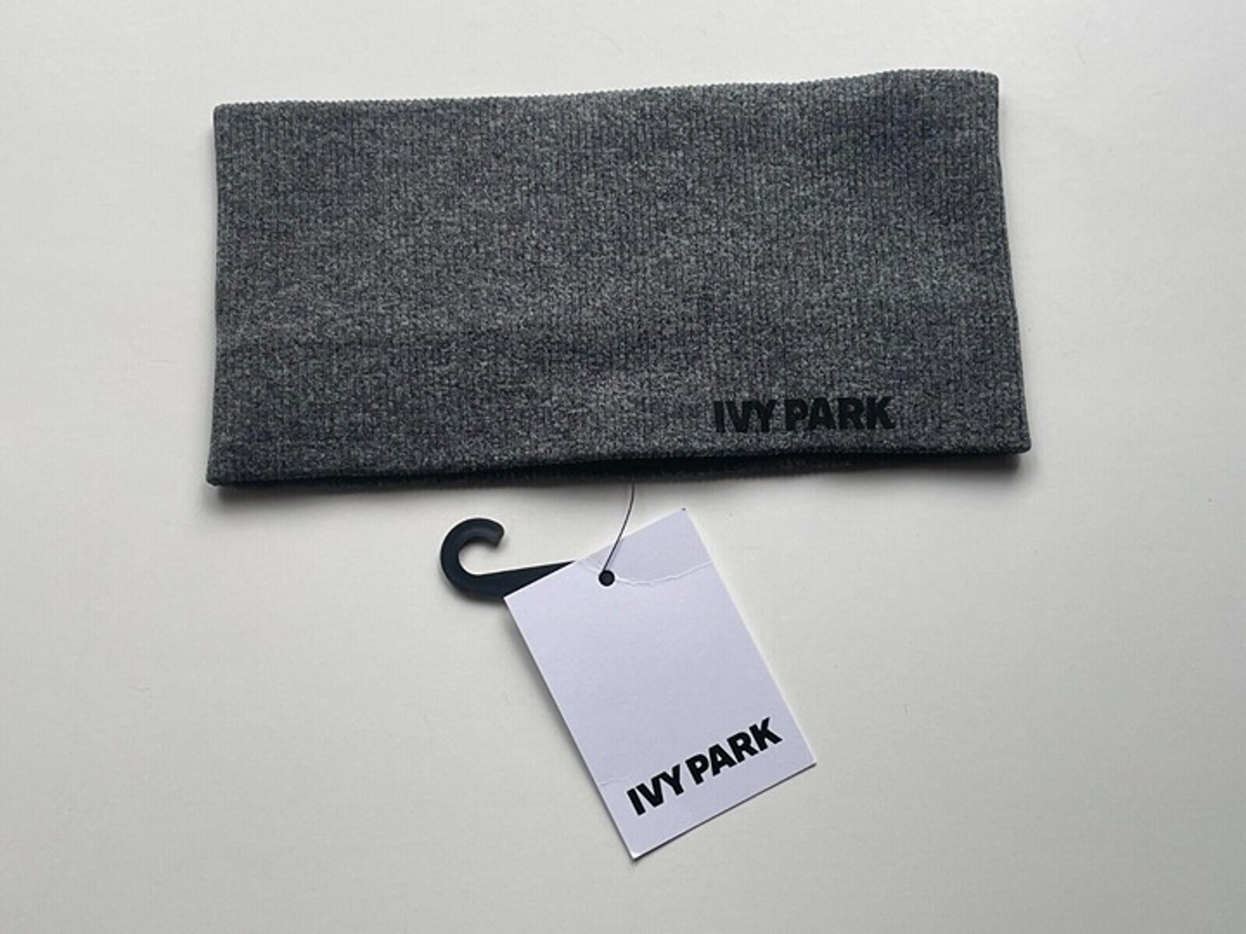 IVY PARK Headband Stretch Elastic Gray Sport Head Band Size One