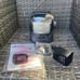 GPX Personal Portable Television TV AM/FM Radio TVP2 Black & White