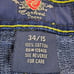 CORKED JEANS Men’s 34/15 Y2K Baggy Hip Hop Wide Skater Embroidered Shorts